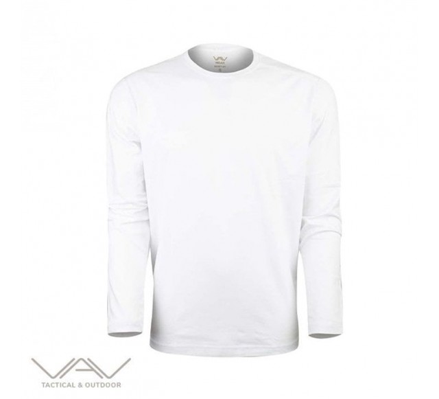 VAV Baseti-04 Uzun Kol Sweatshirt Beyaz…