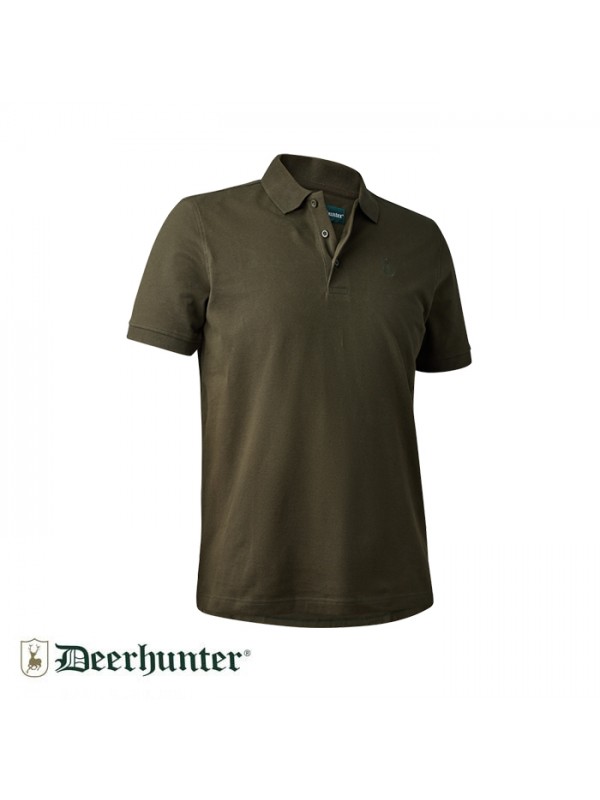 DEERHUNTER Polo Yaka K.Kollu Yeşil Tişört…