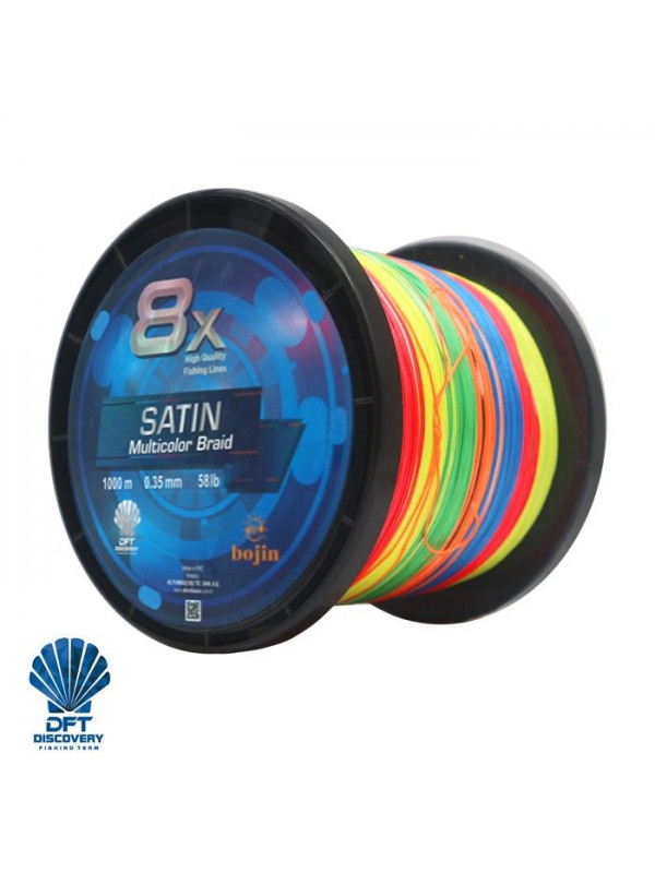 DFT Bojin 8X Satin M.Color İp Misina  0.35mm 1000m…