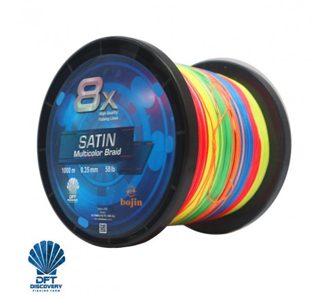 DFT Bojin 8X Satin M.Color İp Misina  0.35mm 1000m…