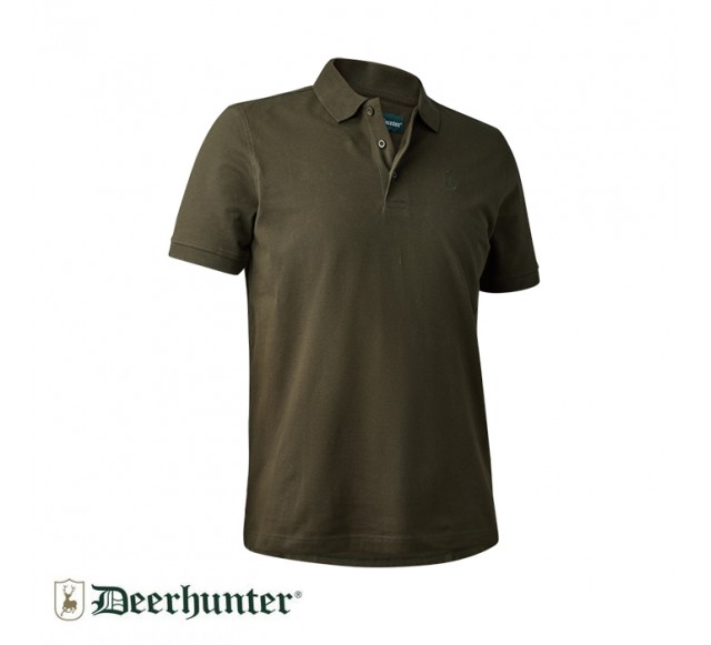 DEERHUNTER Polo Yaka K.Kollu Yeşil Tişört…