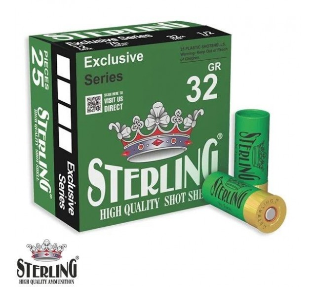 STERLING 12 Cal. 32 G. No: 01 Bior Tapa Av Fişeği