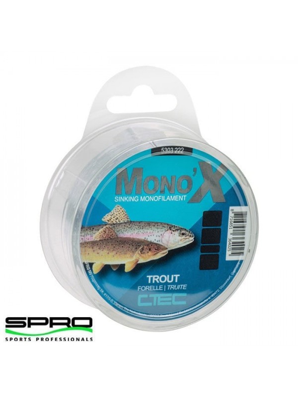 SPRO C-TEC MONO X TROUT 0.20mm 500m Misina 1/1…