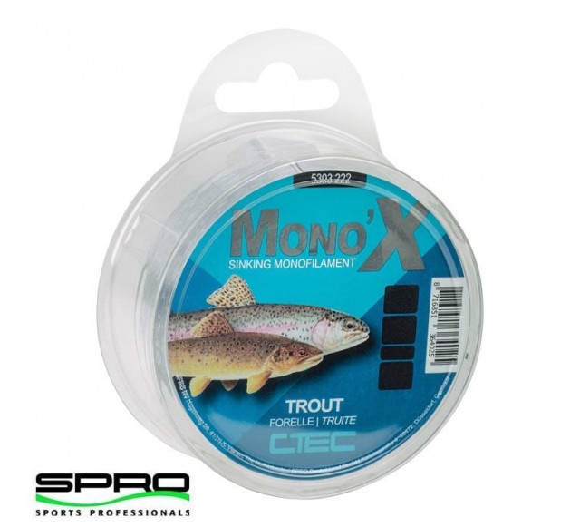 SPRO C-TEC MONO X TROUT 0.20mm 500m Misina 1/1