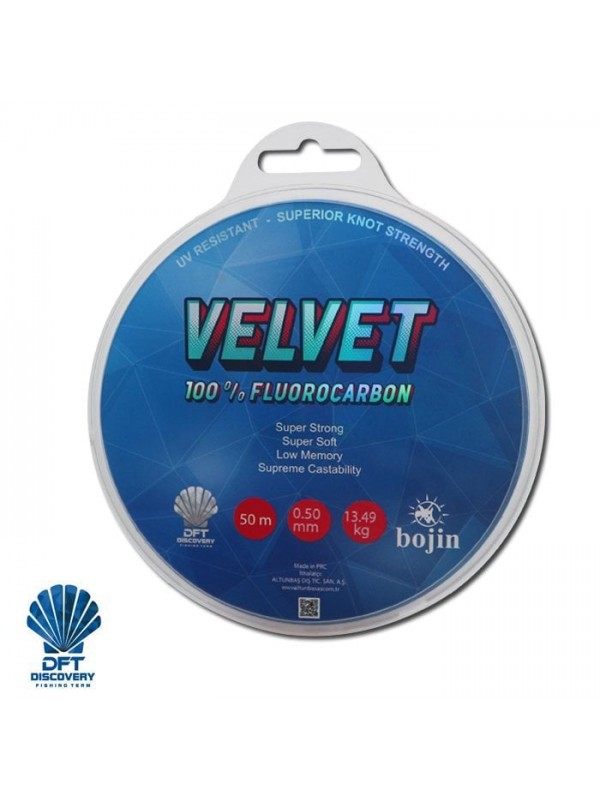 DFT Bojin Velvet Fluorocarbon 50 m 0.50 mm Misina…