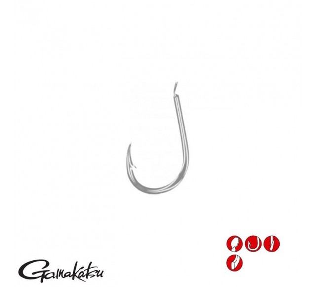 GAMAKATSU Hook LS-3310N (Nikel) #2 1/25