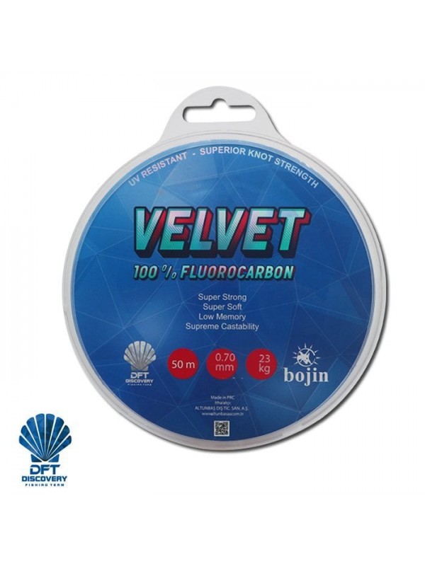 DFT Bojin Velvet Fluorocarbon 50 m 0.70 mm Misina…