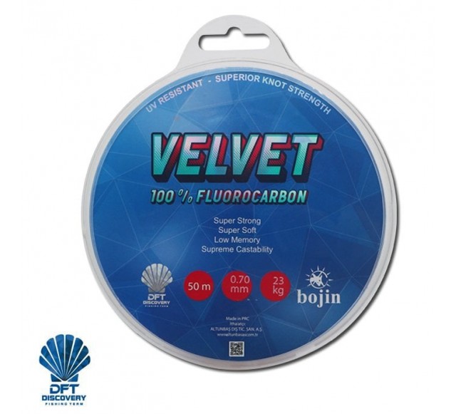 DFT Bojin Velvet Fluorocarbon 50 m 0.70 mm Misina…