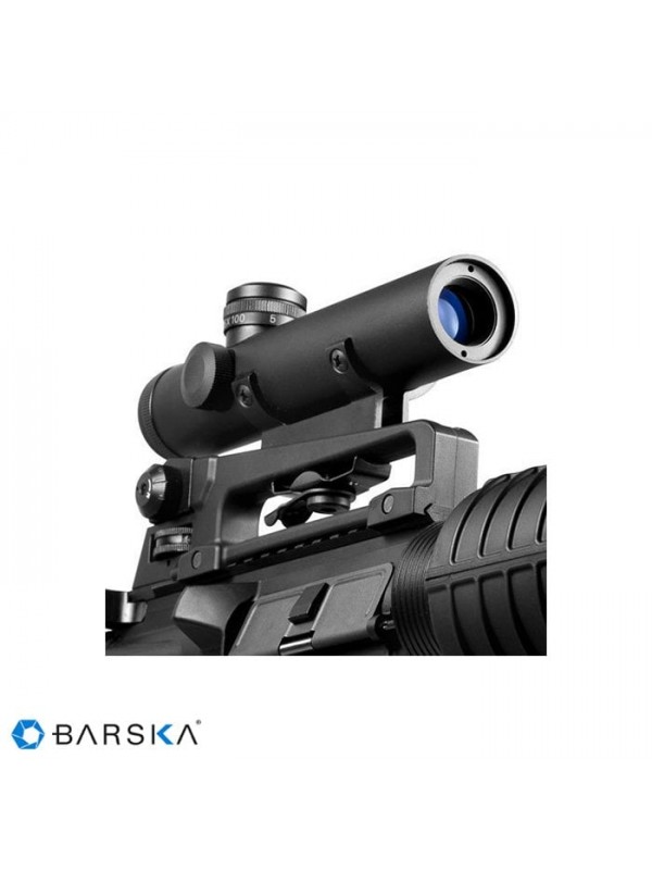 D. BARSKA SIGHT 4X20, 30/30 M-16 BASE Tüfek Dürbün…