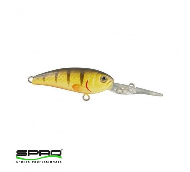 D. SPRO Chibi Shad 40 LL Yellow Perch Maket Yem