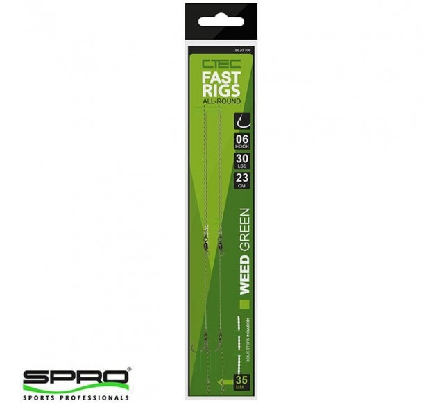 SPRO Fast Rigs Weedy Hazır İğne Takımı #06