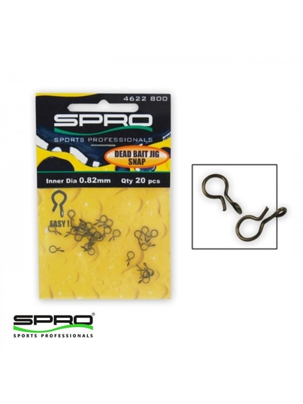 D. SPRO Deadbait Jig Snap Yem Tutucu Klips 20x10…