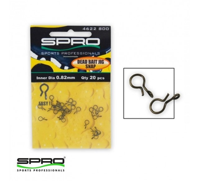 D. SPRO Deadbait Jig Snap Yem Tutucu Klips 20x10…