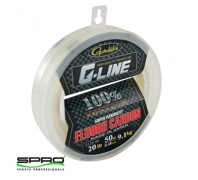 GAMA GLINE F-CARBON BIGSPOOL 0.75MM 50M…