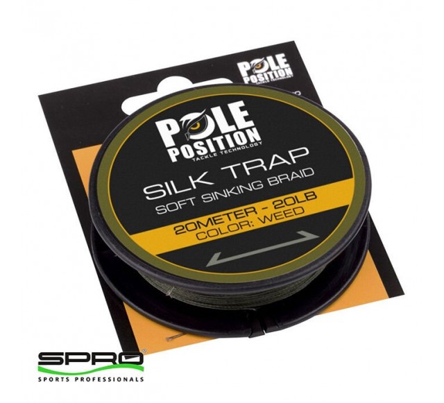 SPRO Polep Silk Trap Sinking Braid 20LB WEED 20M