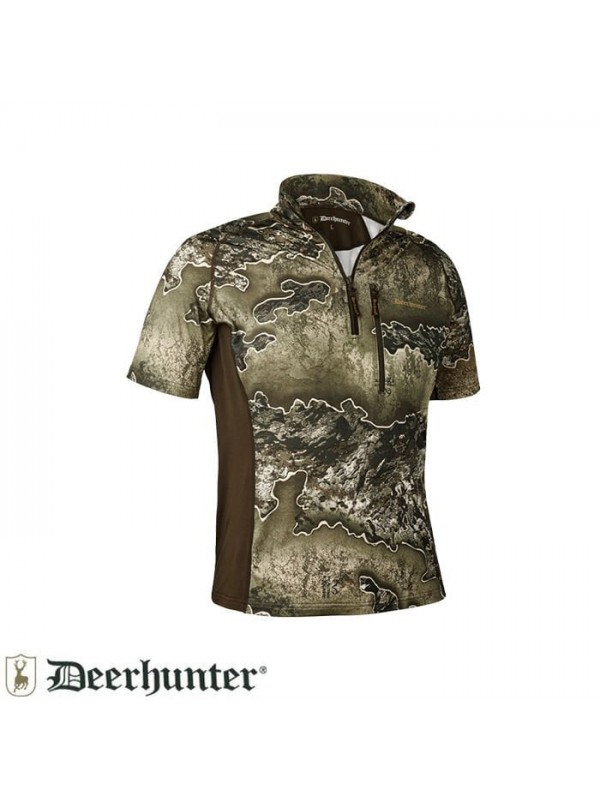 DEERHUNTER Yaka Fermurlı K.Kollu Realtree Tişört L…