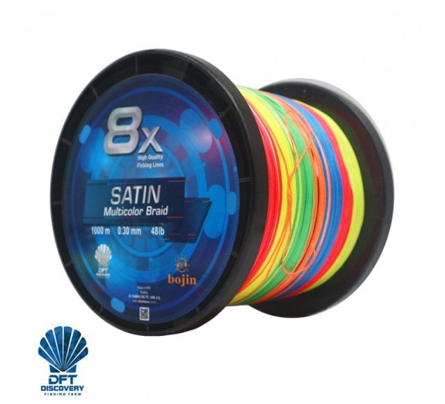 DFT Bojin 8X Satin M.Color İp Misina  0.30mm 1000m…