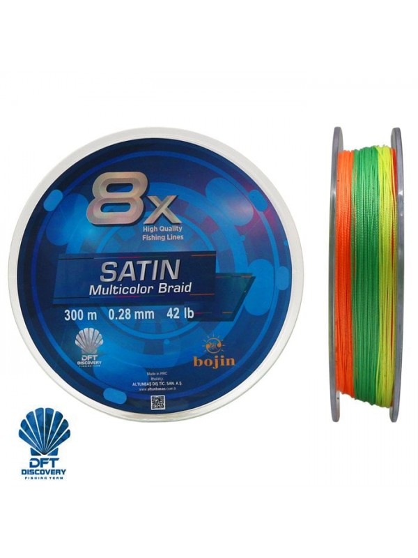 DFT Bojin 8X Satin M.Color İp Misina 0.28 mm 300 m…