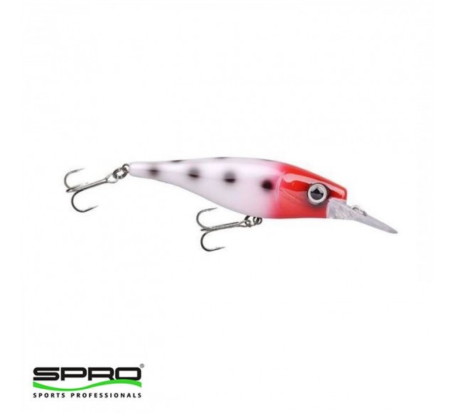 SPRO Pikefighter 80JR Dotted Red Head Maket Yem