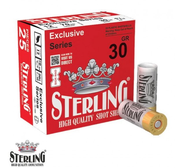 STERLING 12 Cal. 30 G. No: 8 Bior Tapa Av Fişeği