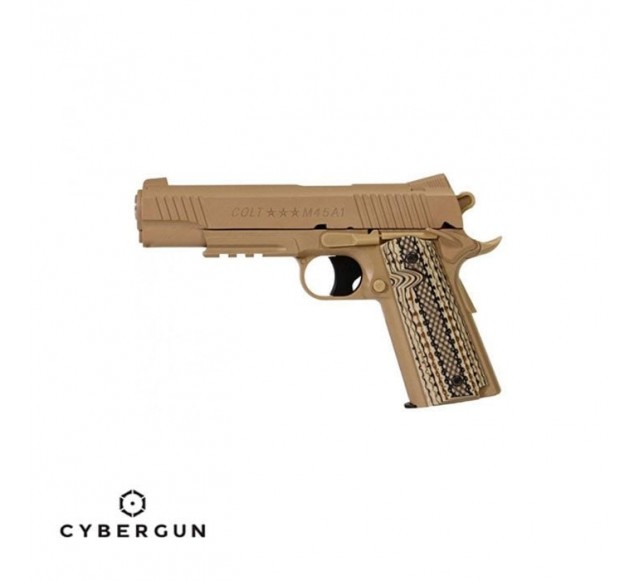 CYBERGUN Colt M45A1 F. Metal Tan Airsoft Tabanca…