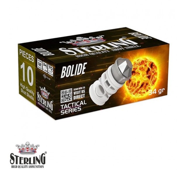 STERLING 12 Cal. Bolide Slug Taktikal Fişek…