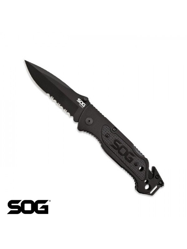 SOG FF-25 Escape Tırtıklı Çakı - Siyah…