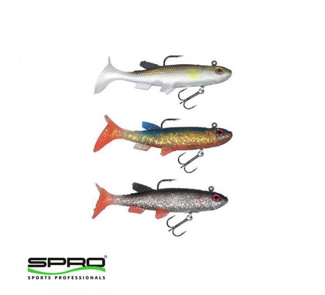 SPRO SN-Shad 8CM 16G AS5 Silikon Yem Seti 1/3