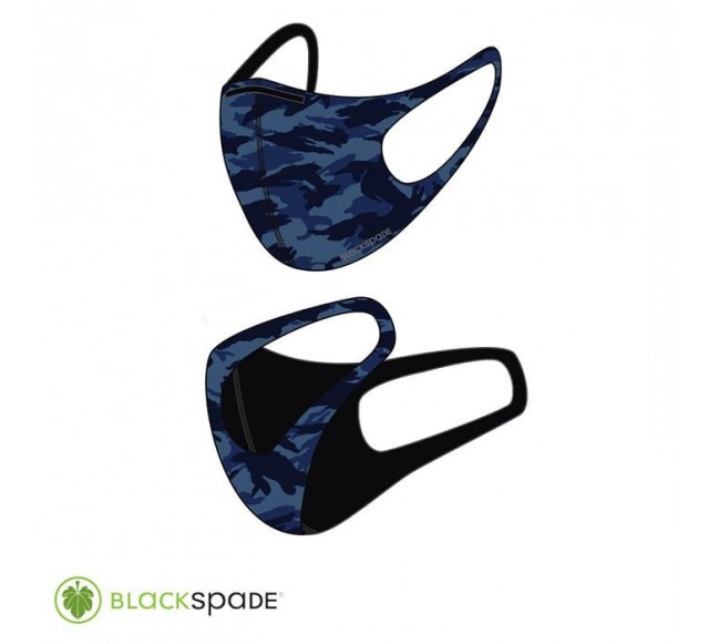 BLACKSPADE Çocuk Koruyucu Maske Lacivert Kamo S1…