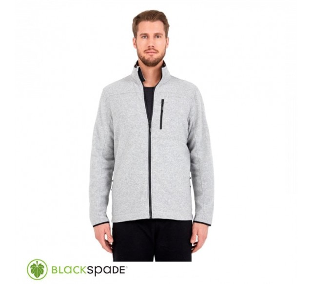 BLACKSPADE Önden Fermuarlı Polar Mont Gri…