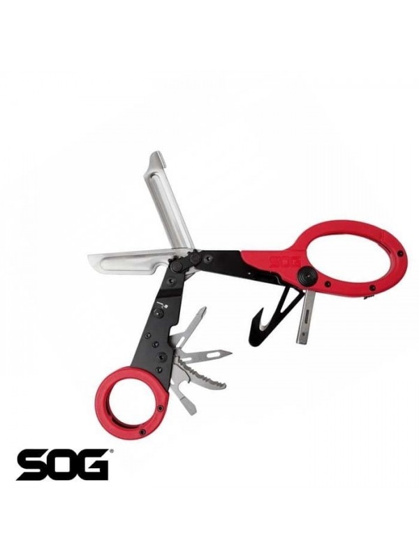 SOG Parashears Çok Amaçlı Makas - Kırmızı…