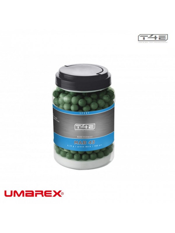 UMAREX T4E MB .43 cal. İşaret Topu 2 X 250li Yeşil…