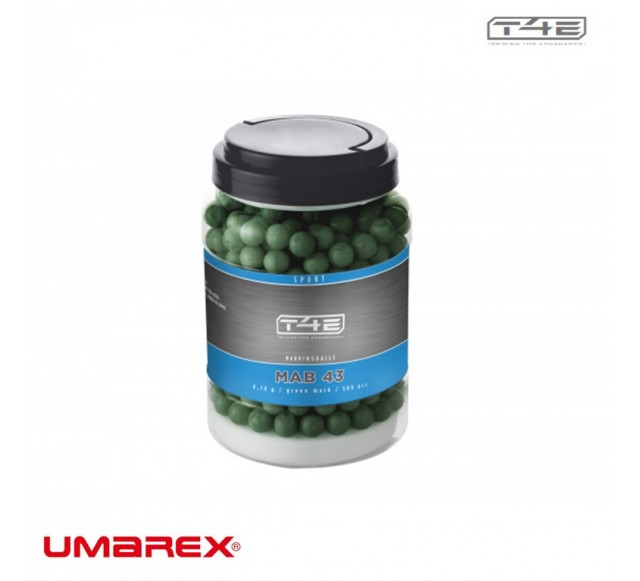 UMAREX T4E MB .43 cal. İşaret Topu 2 X 250li Yeşil…