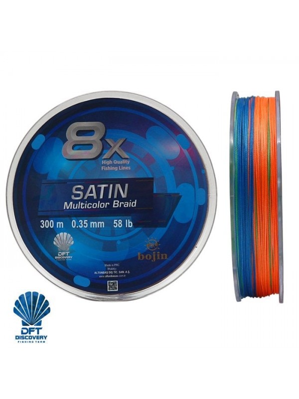 DFT Bojin 8X Satin M.Color İp Misina 0.35 mm 300 m…