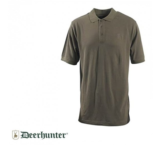 DEERHUNTER Berkeley 375 Polo Yaka Ivy Yeşil Tişört