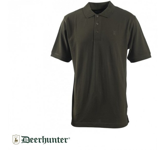 DEERHUNTER Berkeley378 Polo Yaka Bark Yeşil Tişört