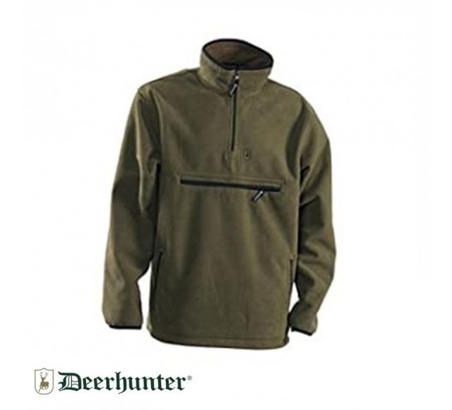 S.K.DEERHUNTER Bonded Anorak Polar Sweatshirt Yeşil…