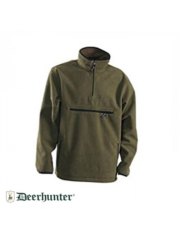 S.K.DEERHUNTER Bonded Anorak Polar Sweatshirt Yeşil…