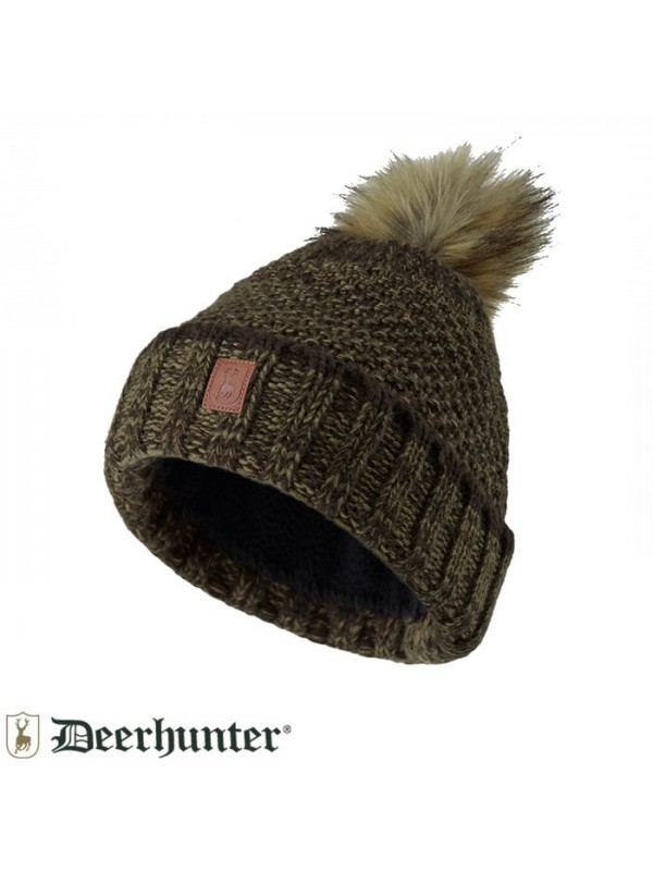 DEERHUNTER Lady Knitted Kadın Yeşil Bere…