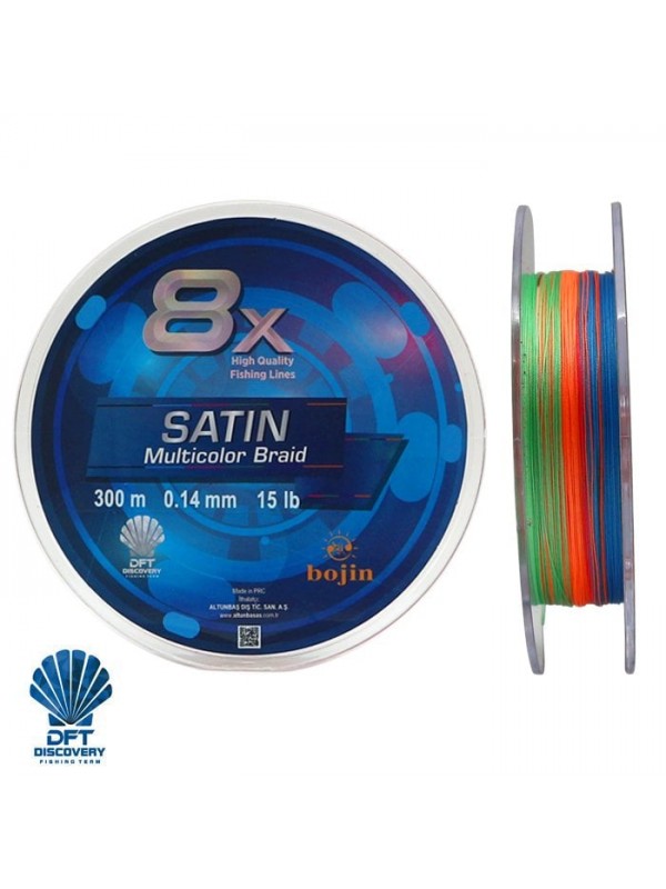 DFT Bojin 8X Satin M.Color İp Misina  0.14 mm 300 m…