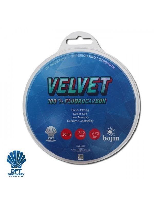 DFT Bojin Velvet Fluorocarbon 50 m 0.40 mm Misina…