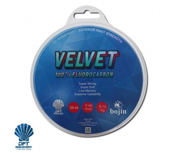 DFT Bojin Velvet Fluorocarbon 50 m 0.40 mm Misina…