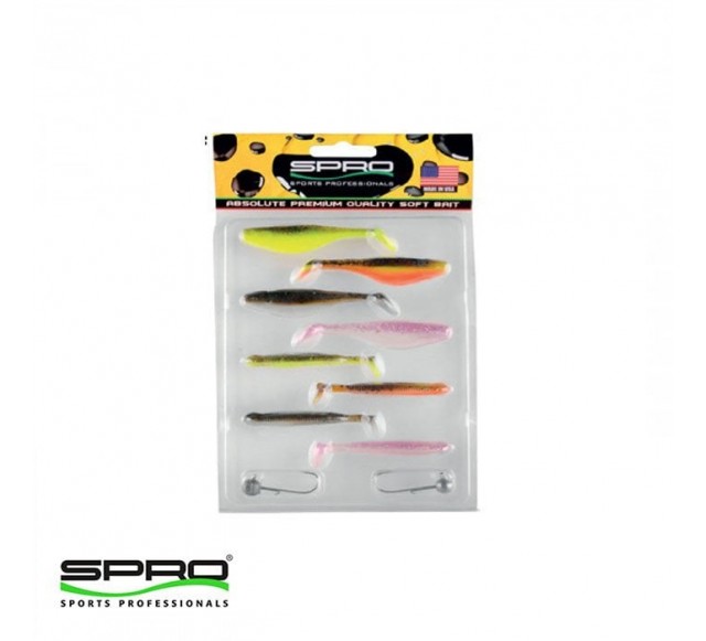 SPRO Ready 4 Fish Sil.Yem & Jig Head Seti F7-8 1/8