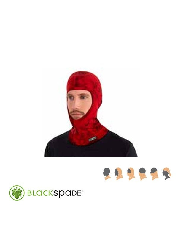 BLACKSPADE Kar Maskesi Balaclava Kırmızı…