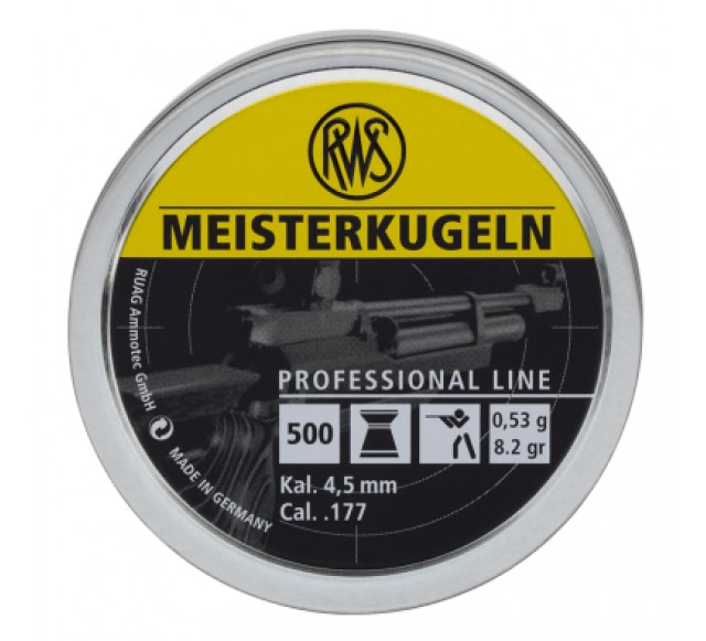 RWS Meister 4,49 4,5M 0,45G Havalı Saçma *500…