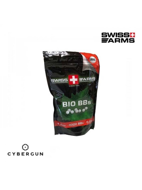 CYBERGUN Swiss Arms Bio 0,25G 4000* Airsoft BB…