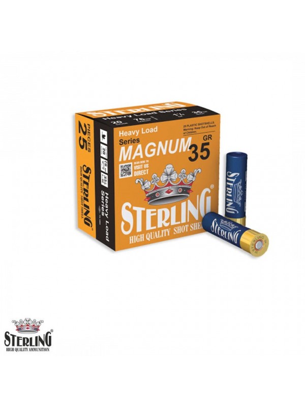 STERLING 20 Cal. Magnum 35 G. No: 8 Av Fişeği…