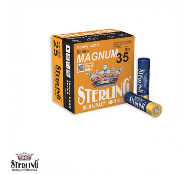 STERLING 20 Cal. Magnum 35 G. No: 8 Av Fişeği…