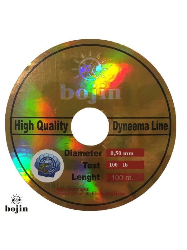 DFT Bojin Dyneema İp Misina 100 m-0.50 mm - Yeşil 1/10…