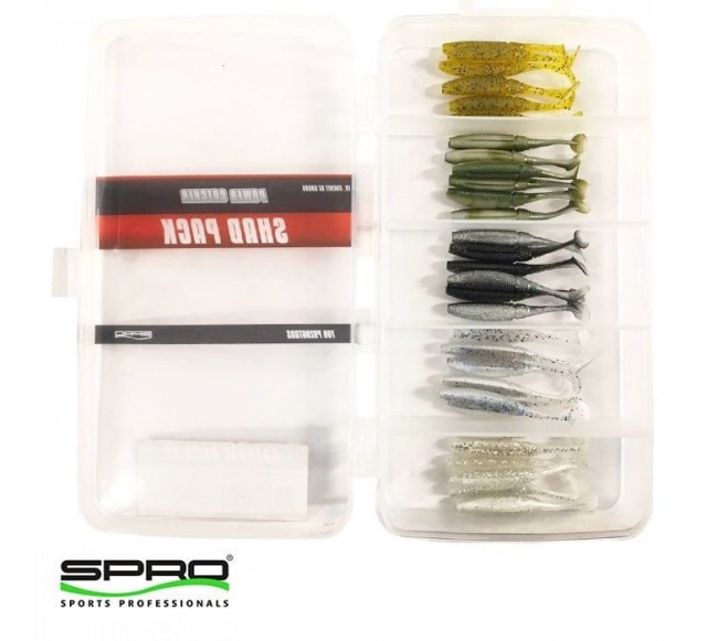 SPRO Micro Shad 50 Natural Pack Silikon Yem 1/30